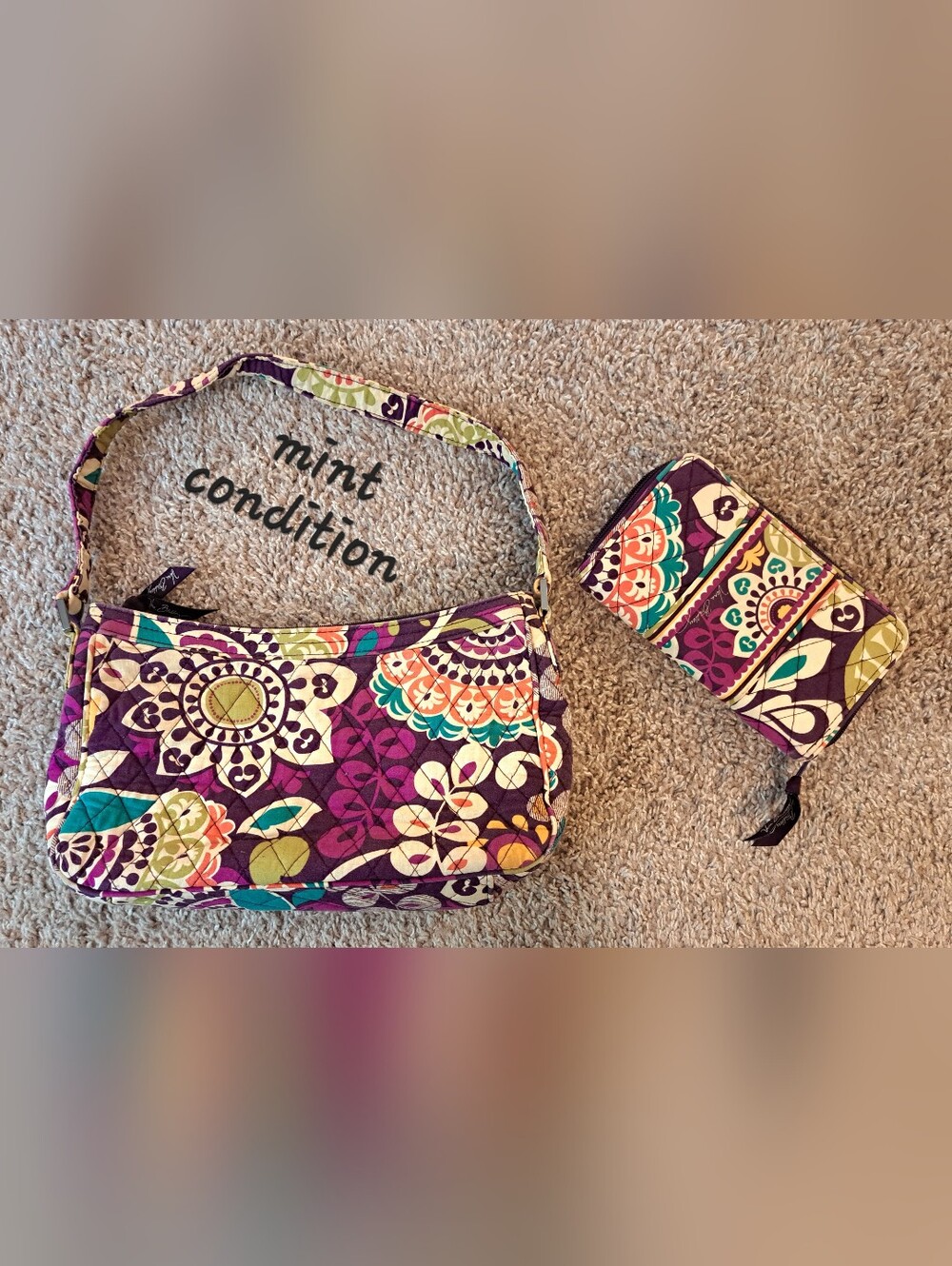 Vera Bradley handbag with wallet
